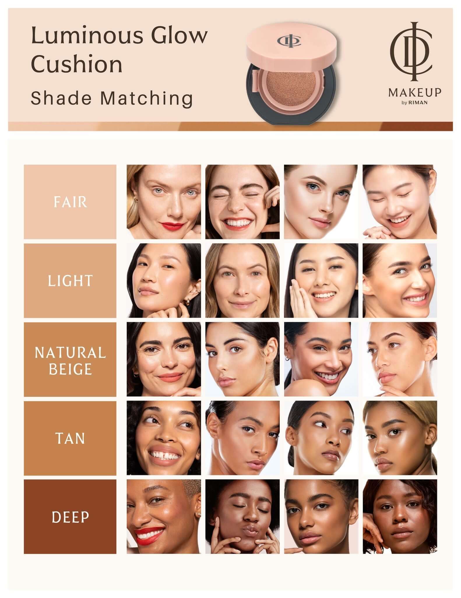 Riman Incellderm ICD Makeup Luminous Glow Cushion - Image 12