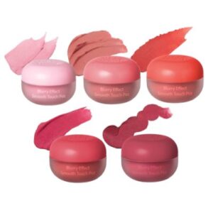 [Milk Touch] Blurry Effect Smooth Touch Pot (5 Colors) - Lip & Cheek Velvet Matte Tint